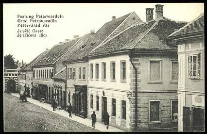Jelačić Street in Petrovaradin, Novi Sad, 1900–1918