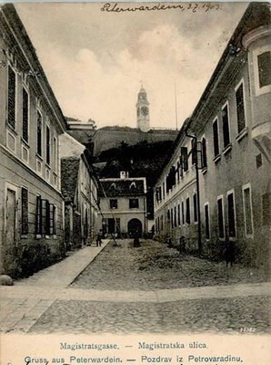 Magistrate Street, Petrovaradin, Novi Sad, 1903