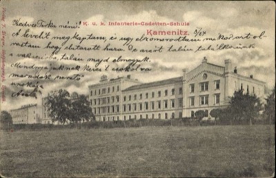 The Cadet School Buildings at Sremska Kamenica, Seen Across the Lawn, Gendarmerie and NCO School, Sremska Kamenica, 1896–1918