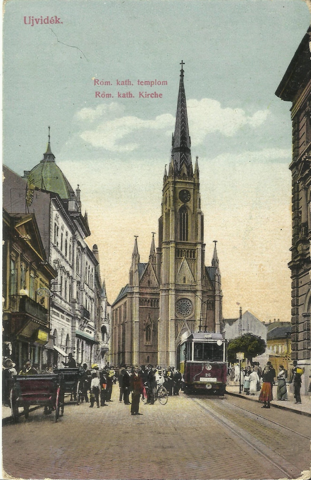The Roman Catholic church, Liberty Square, Novi Sad, 1911–1918