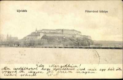Petrovaradin Fortress Across the River, September 1907, Novi Sad