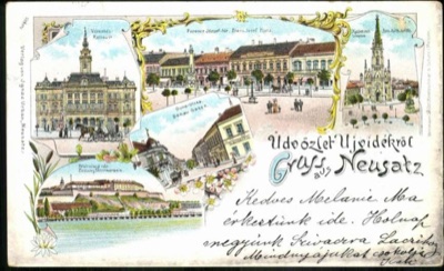 Five Views of Novi Sad and Petrovaradin, 1898, Liberty Square