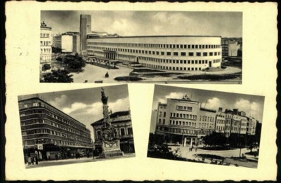 Modern Novi Sad: a Curved Building, a Column and a Boulevard Corner, Banovina Palace, 1919–1941