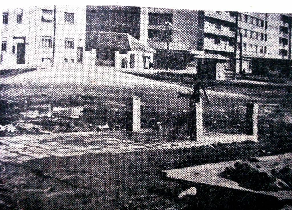 The Fish market square, Novi Sad, 1959