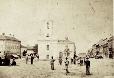 Liberty Square and Its Demolished Church, Before 1892, Old Parish Church, Novi Sad