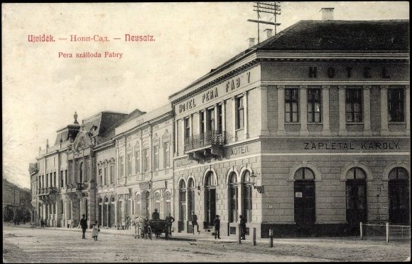 Pera Fabry Hotel, Novi Sad, 1919