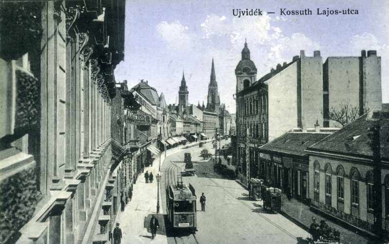 Looking down from a balcony, Zmaj Jovina, Novi Sad, 1911–1918