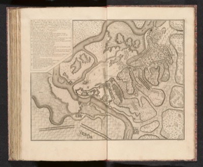 Plan of the Battle of Petrovaradin, from Karlovci to Kamenica, Vezirac, 1727–1729