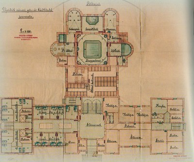 Plan of the Iodine Spa, Novi Sad, 1910