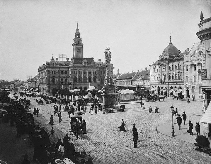The city square, Liberty Square, Novi Sad, 1905