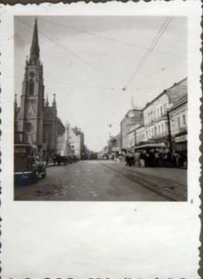 The Main Square Toward the Cathedral, Novi Sad, 1939, Liberty Square