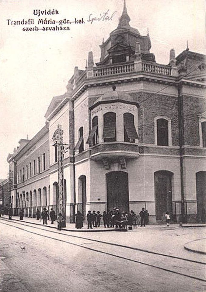 Spital added in ink to the caption, Serbian Orthodox Orphanage, Novi Sad, 1913