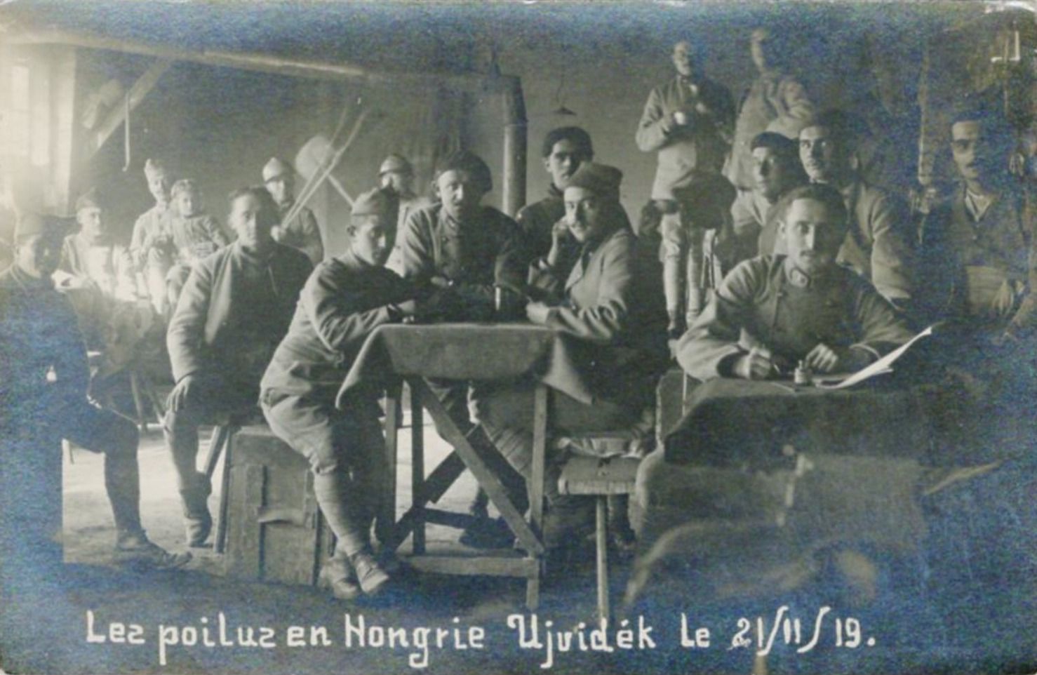 French soldiers at Ujvidek, Novi Sad, 21 November 1919