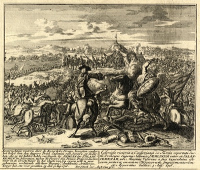 The Battle of Petrovaradin, 5 August 1716, by Peter Schenk the Younger, Vezirac