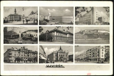 Nine Views: Town Hall, a Colonnaded Building and the Fortress, Novi Sad, by August 1943