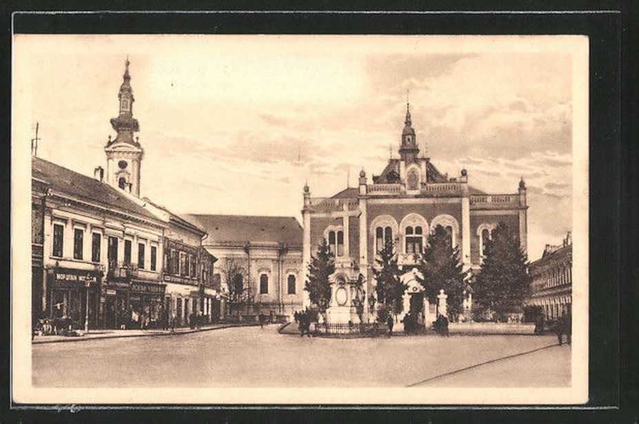 Bishop's Palace and Orthodox church, Novi Sad, 1900s