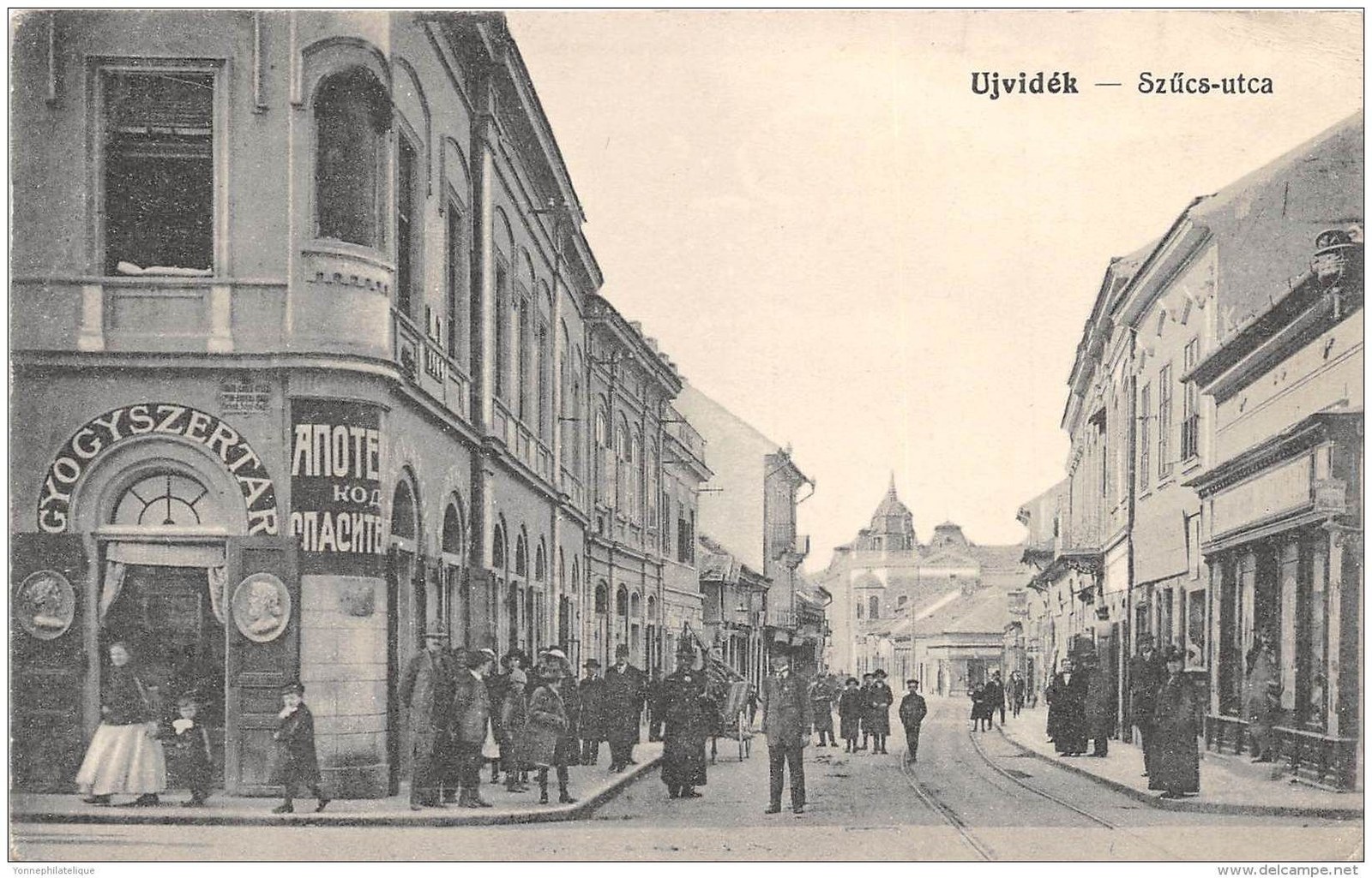 The pharmacy on the corner, Furrier Street, Novi Sad, 1910s
