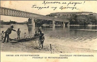 Franz Josef railway bridge, Franz Josef Bridge, Novi Sad, 1900s