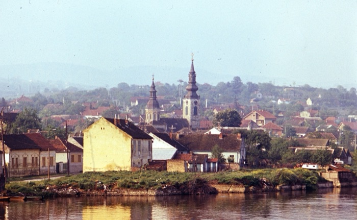 Morning Light on Kamenica, Across the Danube, 1977, Sremska Kamenica