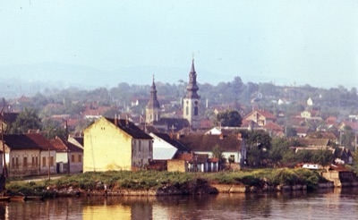 Morning Light on Kamenica, Across the Danube, 1977, Sremska Kamenica