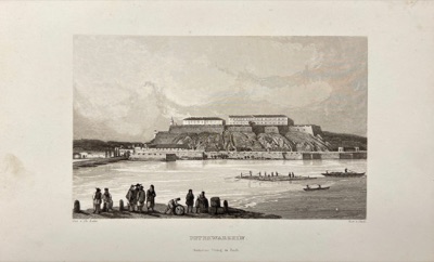 Peterwardein, by Thomas Ender, Petrovaradin Fortress, around 1840