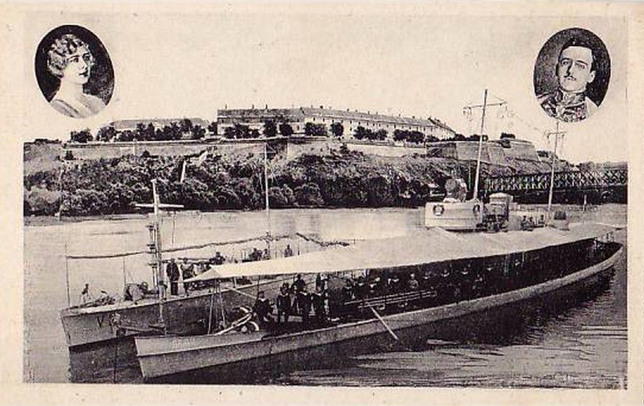 The Danube fleet, Petrovaradin Fortress, Novi Sad, 1910–1930