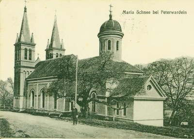 The Our Lady of Snow church in Petrovaradin, Novi Sad, 1915