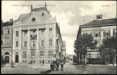 The Savings Bank building along the street, Novi Sad, Novi Sad Savings Bank, 1896–1918