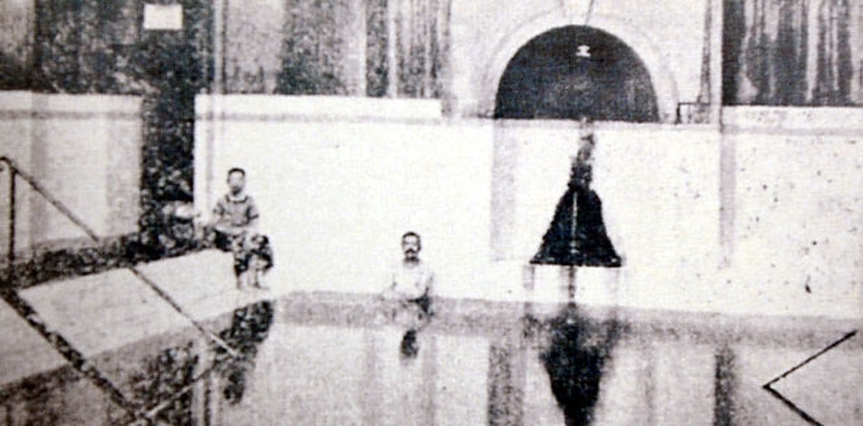 Inside the pool hall, Iodine Spa, Novi Sad, 1909–1940
