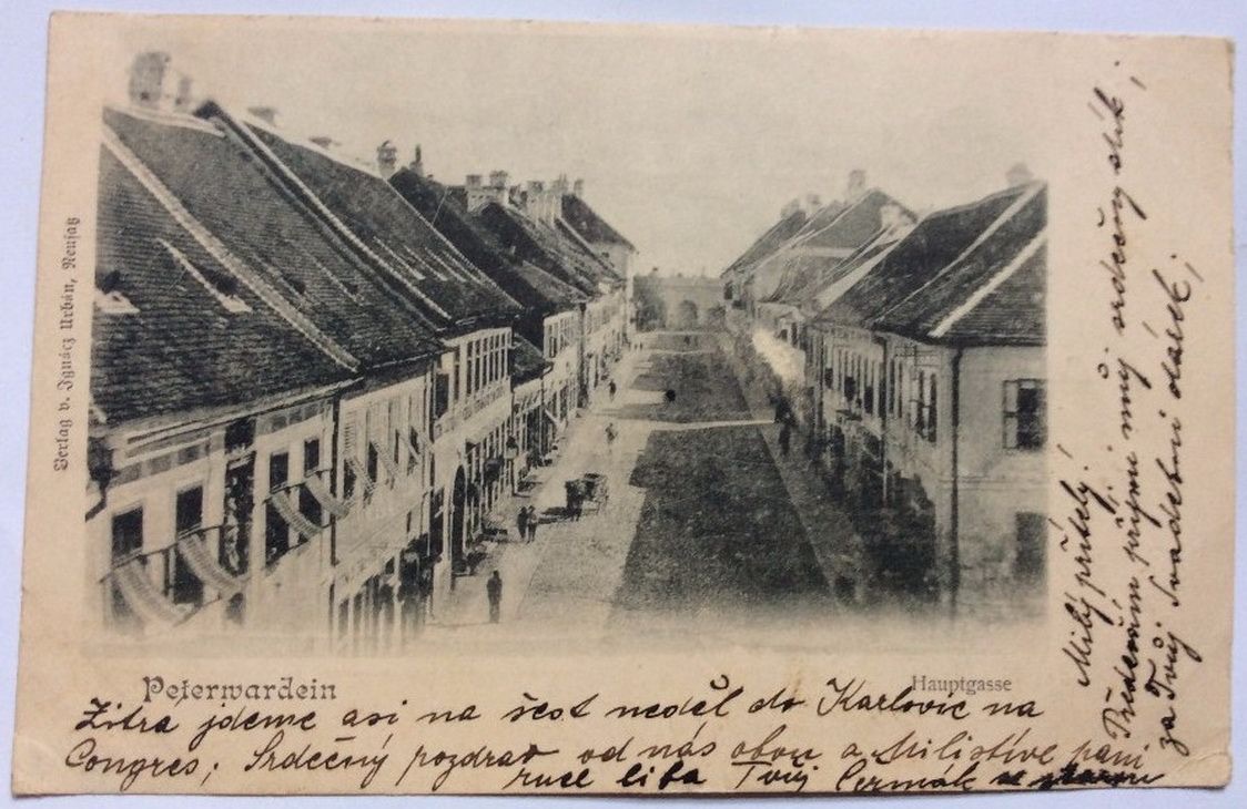 The Main street, Petrovaradin, Novi Sad, 1902