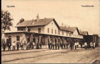 Railway Staff Assembled at the Station, Novi Sad, The Old Railway Station, 1896–1918