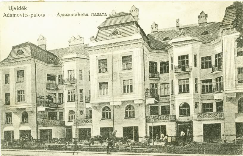 The Adamović Palace, Adamovićeva zgrada, Novi Sad, 1910s