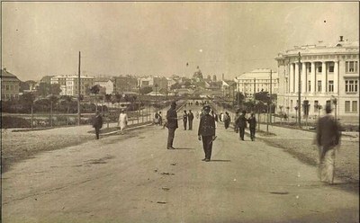 View from Prince Tomislav Bridge, Novi Sad, 1928