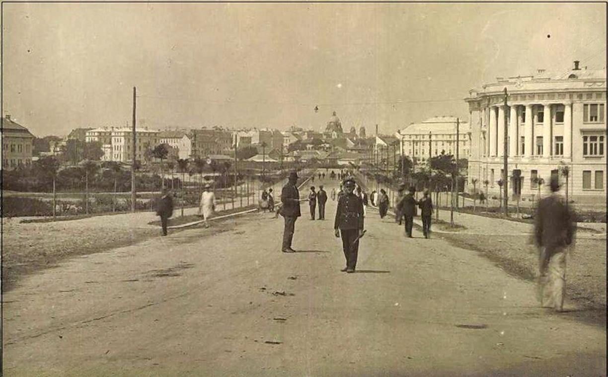View from Prince Tomislav Bridge, Novi Sad, 1928