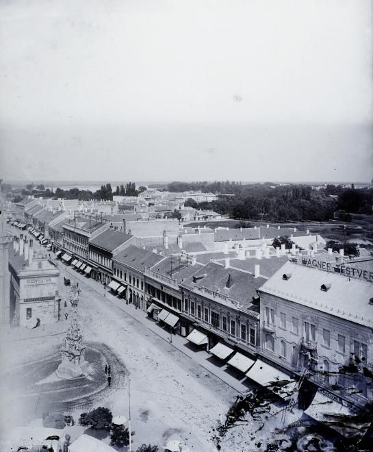 The street under snow, Zmaj Jovina, Novi Sad, 1904