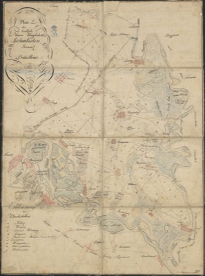 Plan of the Danube Flotilla Border Battalion District, Novi Sad, 1822