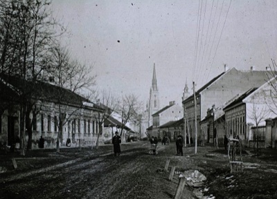 The rutted unpaved street, Futak street, Novi Sad, 1900–1930