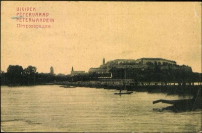 Petrovaradin Fortress, with a Man Poling a Boat, 1907, Novi Sad