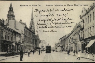 Kossuth Lajos Street, Close Beneath the Church Tower, 1903, Kralja Aleksandra Street, Novi Sad