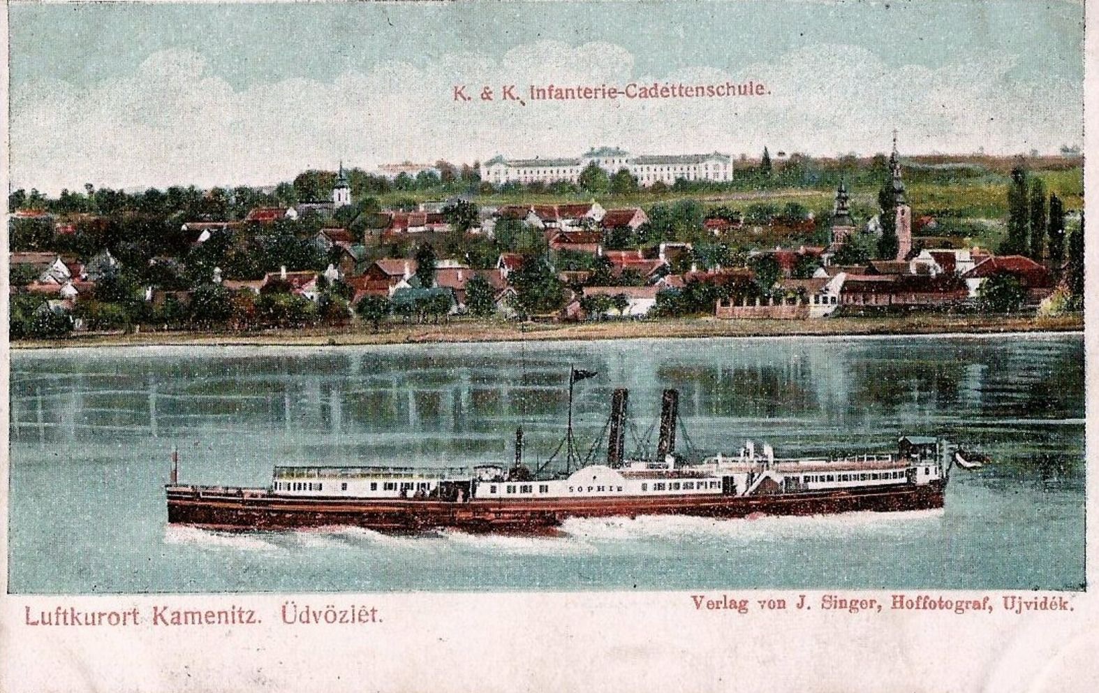 The infantry cadet school, Sremska Kamenica, 1900–1918