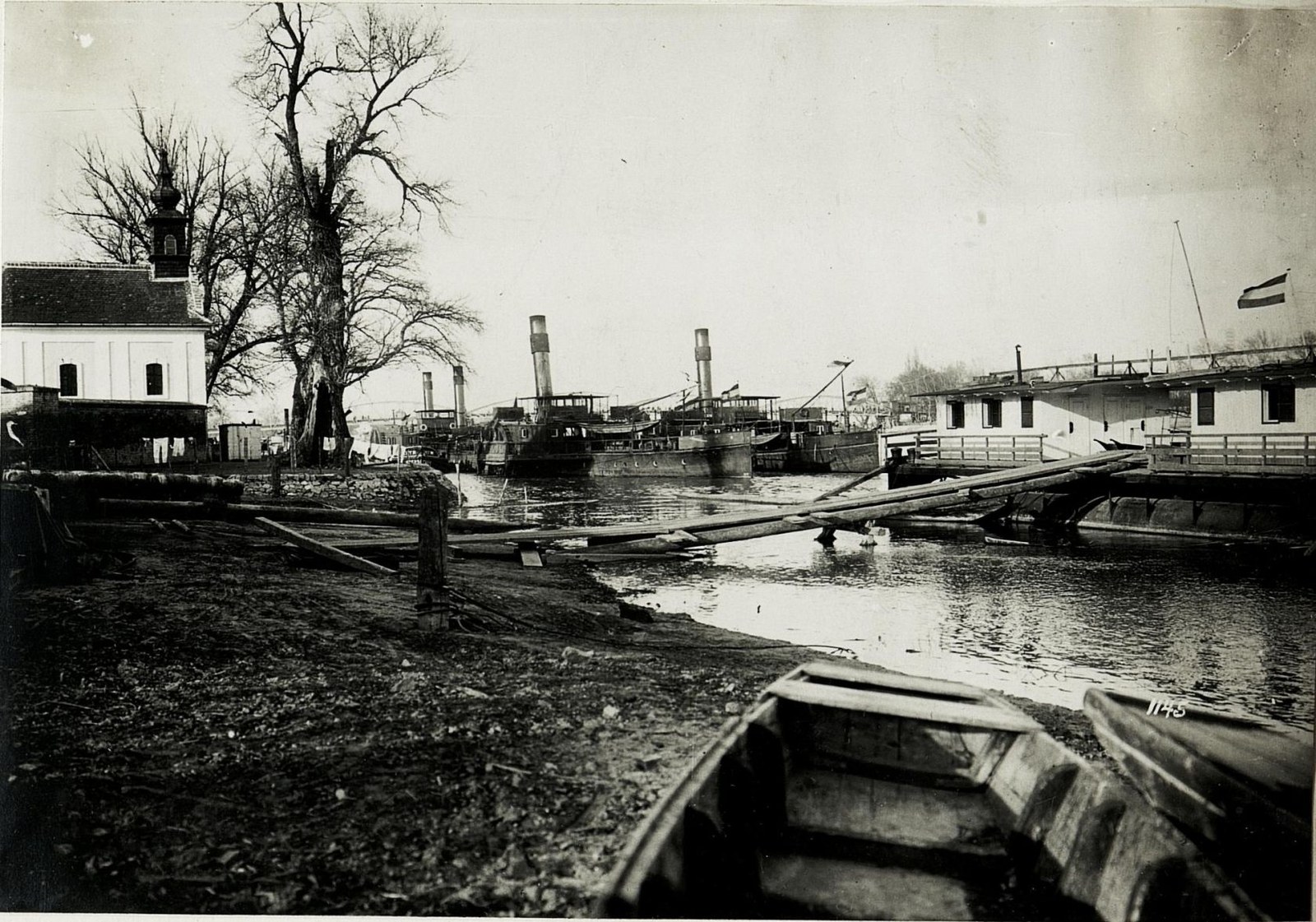 The port at St Florian's, Novi Sad, 1916