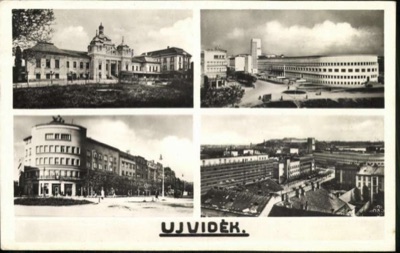 Novi Sad in Four Views: a Civic Building, the Palace and the Fortress, Iodine Spa, 1941–1945