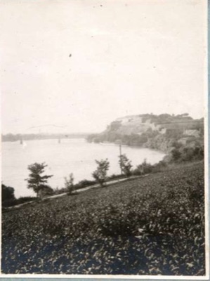 Field Crops Above the Danube, the Fortress Beyond, Petrovaradin, Novi Sad, 1917