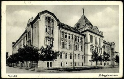 The girls' grammar school, Teachers school, Novi Sad, 1942