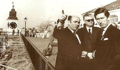 On the bridge, Petrovaradin Fortress, Novi Sad, 1970–1985