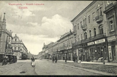The Wagner Palace on Kossuth Lajos Street, Zmaj Jovina Street, Novi Sad, 1896–1918