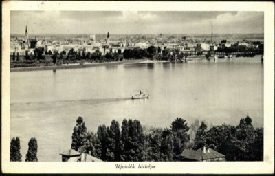 Novi Sad Across the Danube, a Rooftop in the Foreground, by June 1941