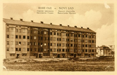 Building for the employees of Danube banovina, Novi Sad, 1930s