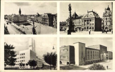 Novi Sad in Four Views: the Banovina Palace Tower, Tobacco Wholesaler, Liberty Square, 1941–1945