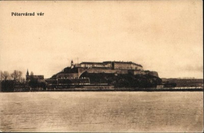 Petrovaradin fortress across the winter Danube, 1896–1918